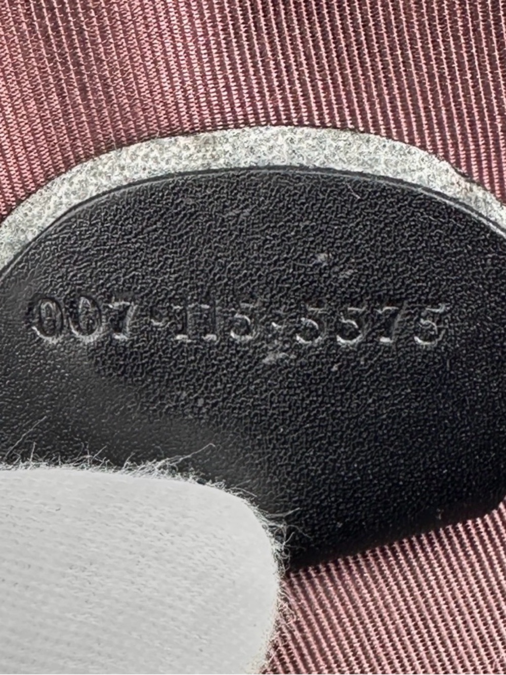 Gucci Vintage Black GG Monogram Round Crossbody Bag PVC Leather Gold Hardware - Picture 10 of 16